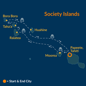 Tahiti gay cruise map