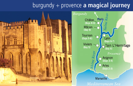 Southern France exclusively gay cruise map