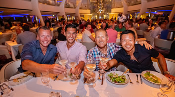 Asia gay cruise dining