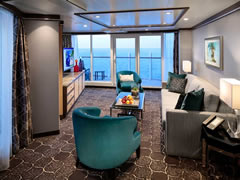 Harmony of the Seas - One bedroom Aqua Theater Suite with Balcony