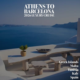 Athens to Barcelona Luxury All-Gay Cruise 2026