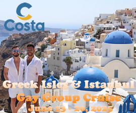 Greek Isles & Istanbul Gay Group Cruise 2025