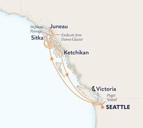 Alaska lesbian cruise map