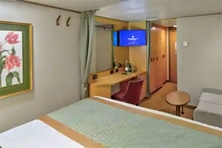 Noordam Oceanview Obstructed View Stateroom