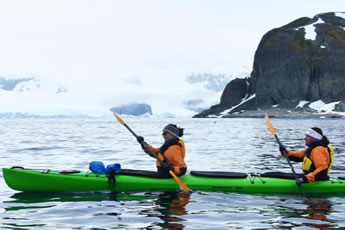 Antarctica lesbian adventure kayak