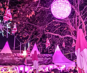 Frankfurt Pink Christmas market