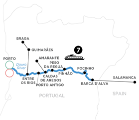 Douro river lesbian cruise map