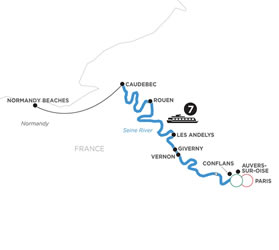 Seine River lesbian cruise map