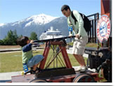 Gay and lesbian family Summer adventure cruise to Alaska