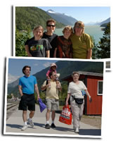 Gay and lesbian family Summer adventure cruise