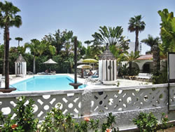 Clothing optional gay complex Club Mancha