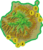 Gran Canaria Golf map