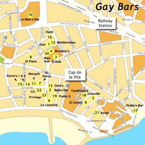 map of chicago gay bars