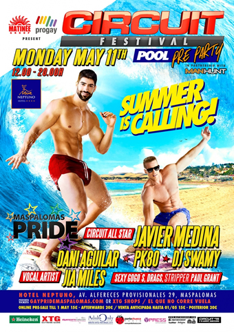 Maspalomas Gay Pride 2015 Circuit Festival Pre-Party