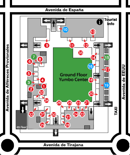 Gran Canaria Yumbo Centre Map