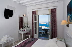 Mykonos gay holiday accommodation Hotel Hermes