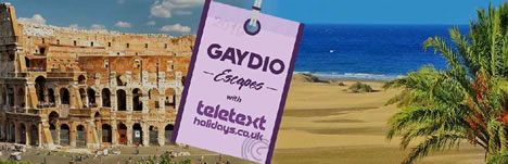 Gaydio Escapes with Teletext Holidays