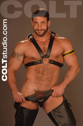 Italian gay porn star Carlo Masi at Colt