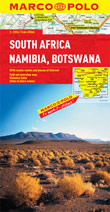 South Africa, Namibia, Botswana Marco Polo Map