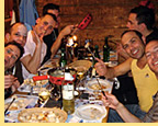 Swiss Fondue at Arosa Gay Ski Week 2010