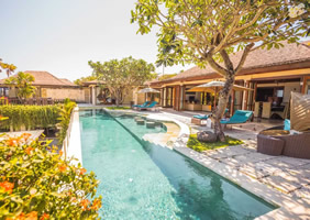 Bali gay villa pool