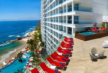 Hilton Vallarta Riviera sky bar