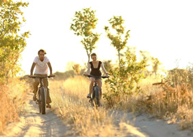 Botswana sand biking