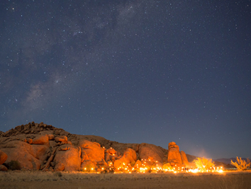 Sossusvlei bush dinner