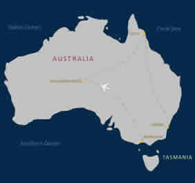 Australia Gay Tour Map