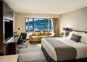 The Hermitage Mount Cook Hotel room