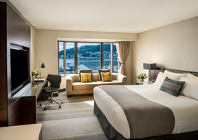 Intercontinental Wellington Hotel room