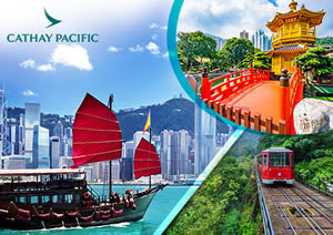 Fly to Hong Kong with Cathay Pacific