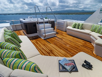 Galapagos Angel Yacht sundeck