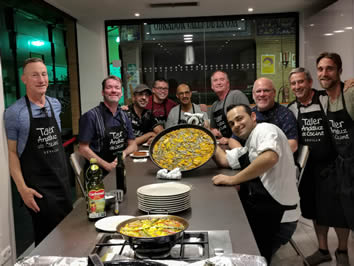 Spain Gay Tour - paella cooking class
