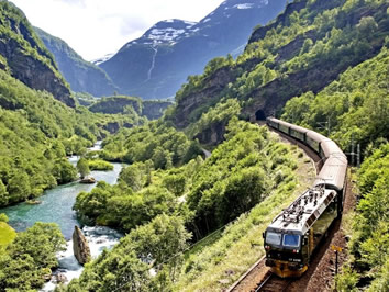 Oslo Bergen train