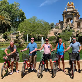 Barcelona gay bike trip