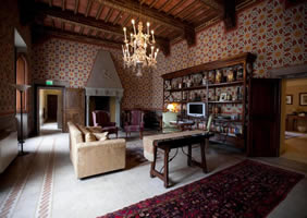 Tuscany castle interior