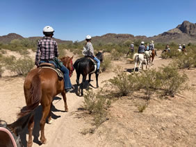 Arizona lesbian horse riding holiday