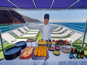 Monserrat Yacht cooking demonstration