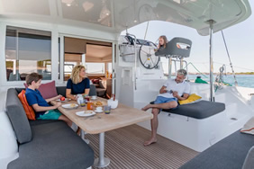 Lagoon catamaran outdoors