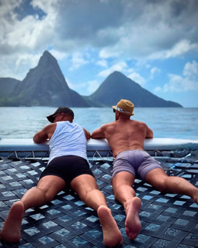 Caribbean St Lucia gay sailing cruise