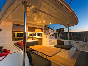 Lagoon 40 catamaran outdoors