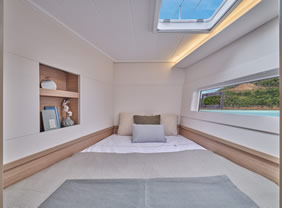 Lagoon catamaran cabin