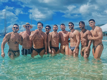 New Year Caribbean gay sailing