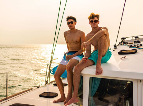 Sardinia gay sailing cruise