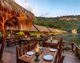 River Kwai Jungle Rafts Floating Hotel