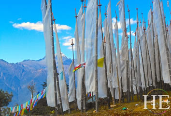 Bhutan gay tour flags