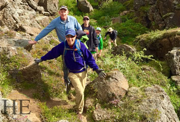 Iceland Gay hike at Thingvellir