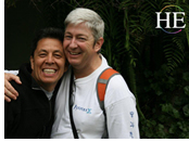 Gay Peru Machu Picchu Tour - smiling couple