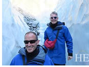 New Zealand gay adventure tour - glacier hike